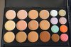 Contouring og foundation palette med 20 farver
