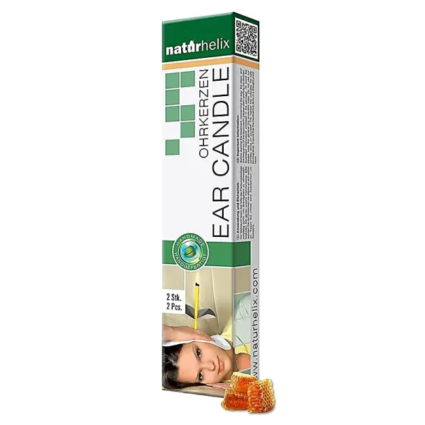 Naturhelix H�ndlavede �relys 2 stk. - Naturel