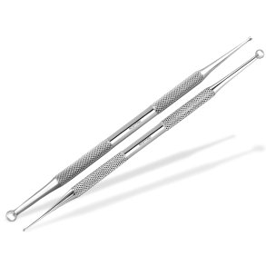 Akupunktur & Akupressur Punktfinder s�t i rustfri st�l - 1/4 mm og  2/5 mm