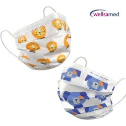 Engangs Mundbind/masker til b�rn med motiv - 50 stk