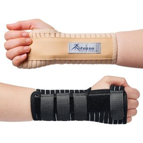 Actesso H�ndledsbeskytter med skinne - Medicinsk godkendt - Sort