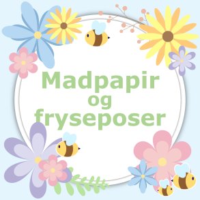 Madpapir og fryseposer