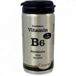 Camette B6 vitamin pyridoxin 12 mg. - 90 tabletter
