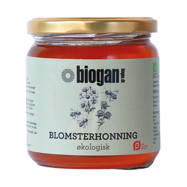 Biogan Blomster honning � - 500 g.