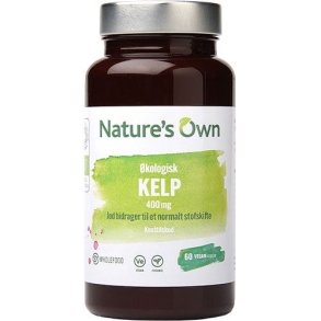 Natures own Kelp med jod - �kologisk - 60 kapsler