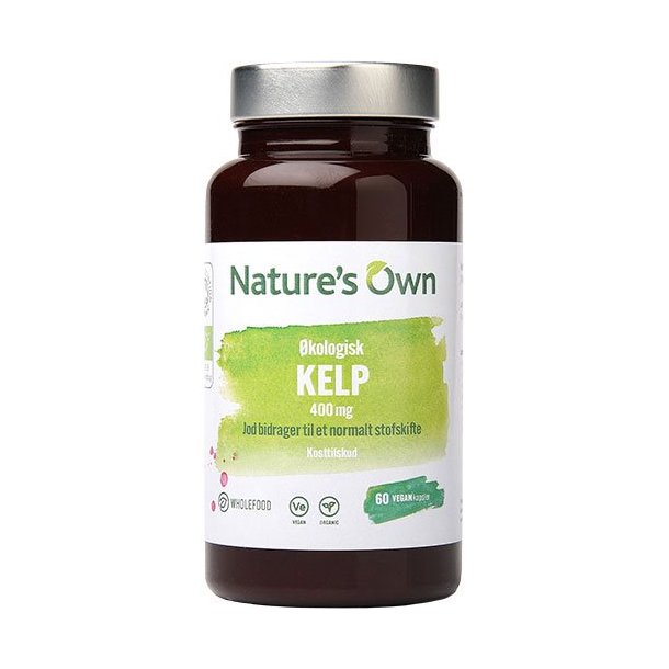 Natures own Kelp med jod - �kologisk - 60 kapsler