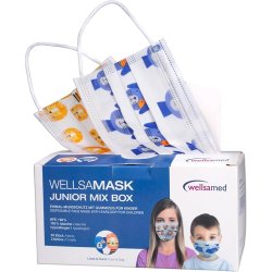 Engangs Mundbind/masker til b�rn med motiv - 50 stk