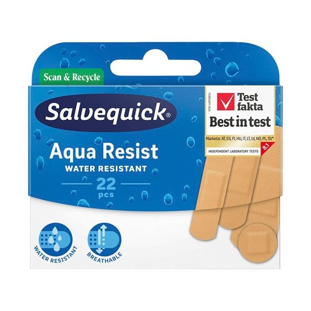 Salvequick vandskyende plaster - 22 stk 