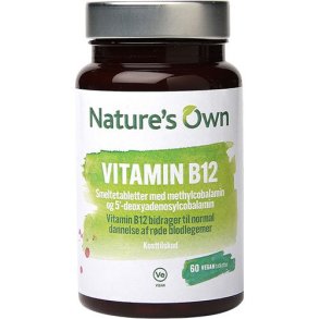 Nature's Own Vitamin B12 smeltetablet Vegan - 60 tabletter