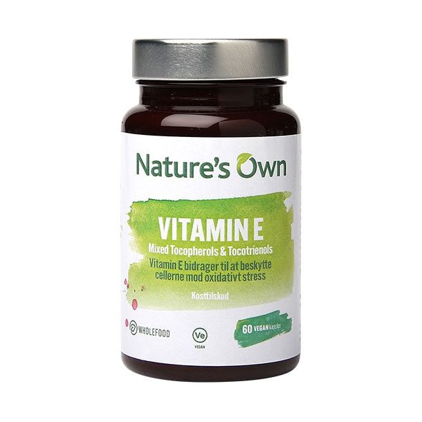 Natures Own Vitamin E Mixed Tocopherols & Tocotrieno - 60 kaps