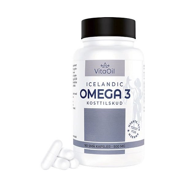 VitaOil Icelandic Omega 3 Kapsler - 90 kapsler