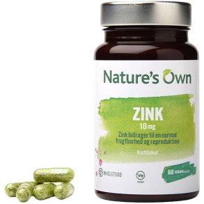 Nature's Own Zink Wholefood - 60 kaps.
