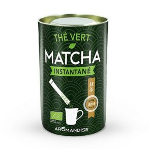 Matcha Instant Te Sticks - kologisk - 25 sticks.