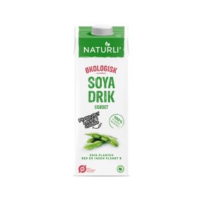 Naturli kologisk Sojadrik u. sukker - 1 liter