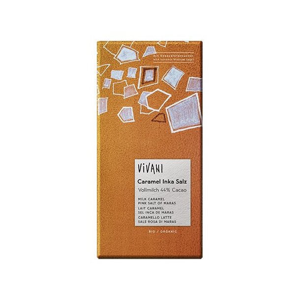 Vivani Chokolade Caramel Inka Salt - 80 g.