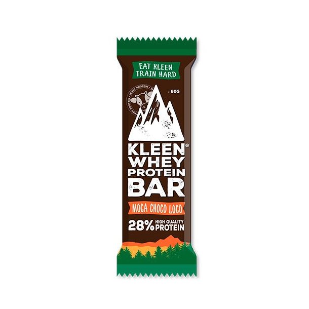 Kleen Whey Moca Choco Loco Proteinbar - 4 stk.