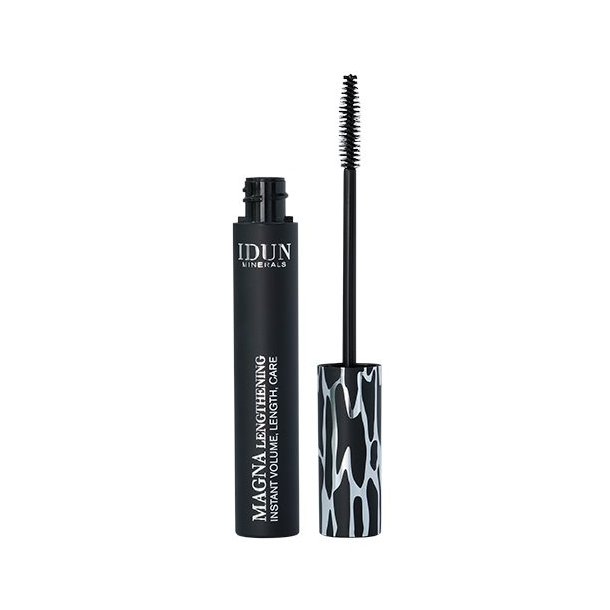IDUN Minerals Mascara Magna Lengthening, Black 009, vegansk - 12 ml.