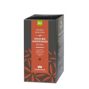 Cosmoveda Ayurvedisk Ingefr Lakridsrod Te - 25 breve