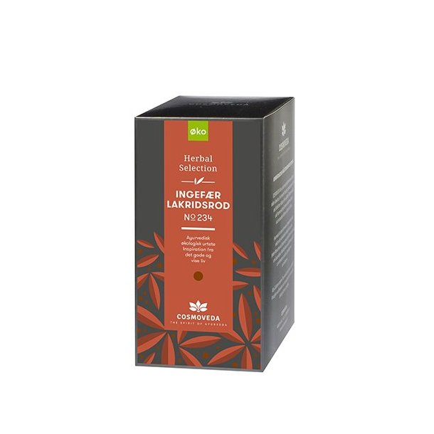 Cosmoveda Ayurvedisk Ingefr Lakridsrod Te - 25 breve