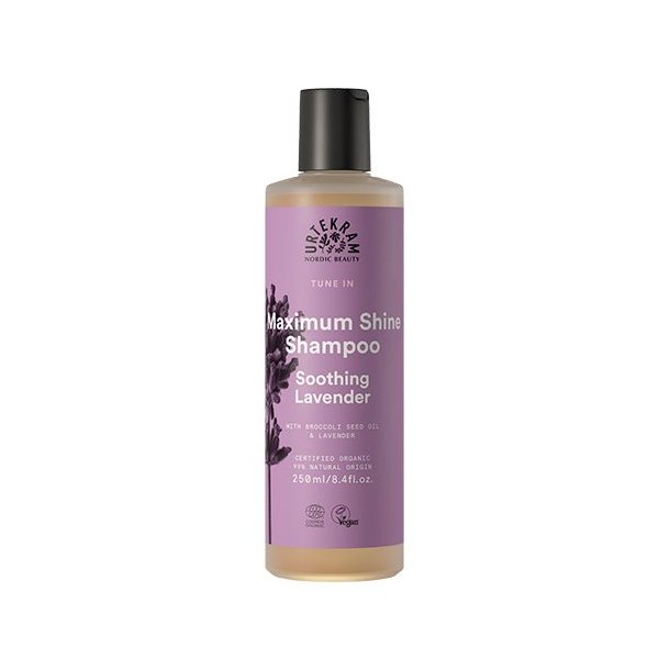 Urtekram Shampoo Soothing Lavender t. normalt hr - 250 ml.