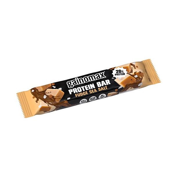 Gainomax Proteinbar Fudge SeaSalt - 4 stk. Bedst fr 9/5-24