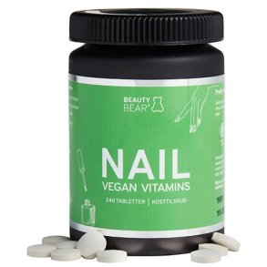 Berthelsen BeautyBear NAIL vitamin tabletter - 240 tabl.