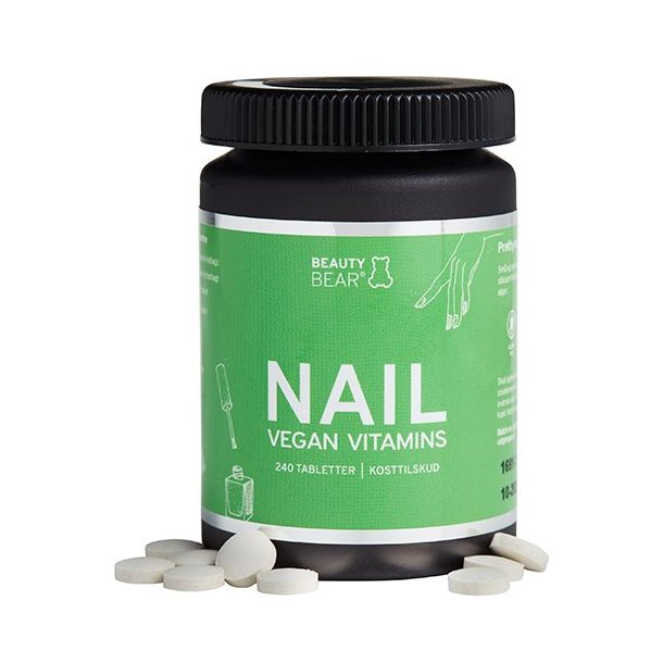 Berthelsen BeautyBear NAIL vitamin tabletter - 240 tabl.