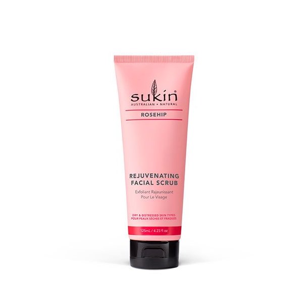 Sukin Rosehip Rejuvenating Facial Scrub - Vegansk - 125 ml