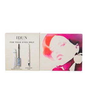 IDUN Minerals For Your Eyes Only, Gaveæske med vegansk mascara og eyeliner 