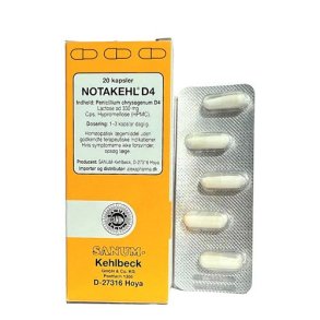 Notakehl D4 kapsler - 20 kapsler
