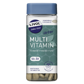 Livol Multivitamin m. urter 50+ - 150 tabletter