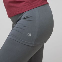 Yamadhi Yogaleggings med nederdel - Antracitgr