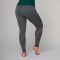 Yamadhi Yogaleggings med nederdel - Antracitgr