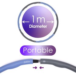 Just be Fitness Hulahopring Mellem 1,5 kg - Bl