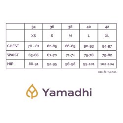 Yamadhi Racerback Yogatop med spaghettistropper - Vinrd Batik