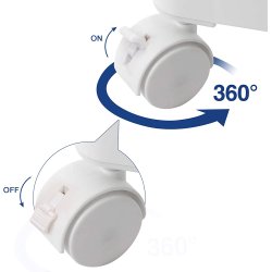 Songmics Trolley med 3 hylder