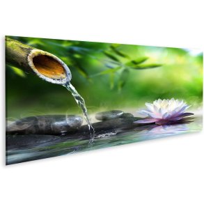 Stemningsbillede Zen Garden med sten og vand - 120 x 40 cm