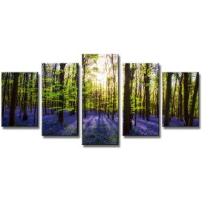 Stemningsbillede af Forårsskov - 200 x 100 cm