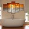 Stemningsbillede af Solnedgang over havet - 200 x 100 cm