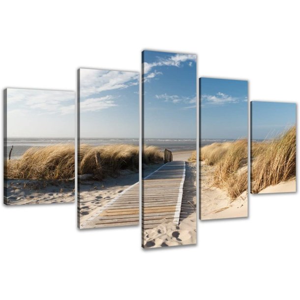 Stemningsbillede af Strand og klit - 200 x 100 cm