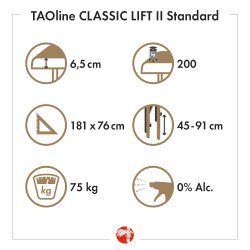 TAOLINE Stationr Massagebriks CLASSIC LIFT II - Beige