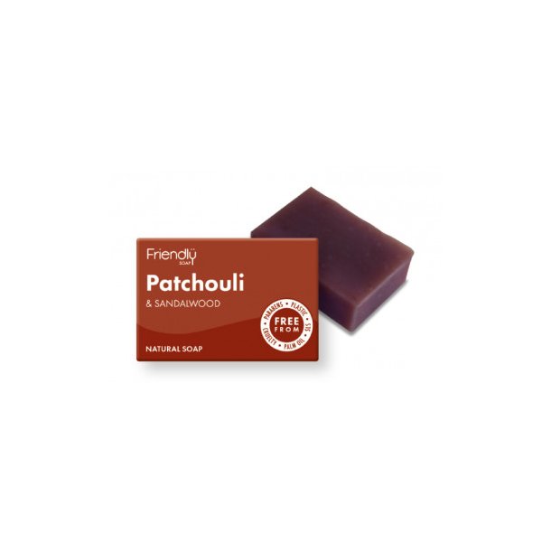 Friendly sbebar Patchouli &amp; Sandalwood - vegan - 95 gr.