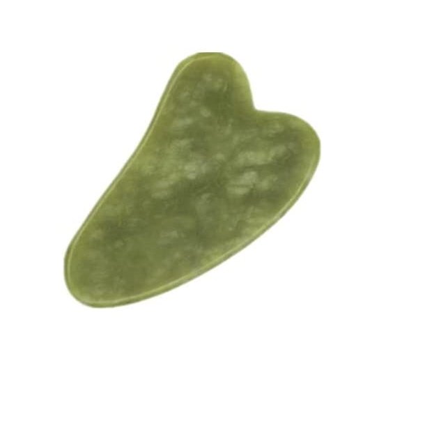 Gua Sha Naturlig Jadesten Massageredskab - 7 cm