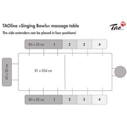 TAOline Klangmassagebriks - Ekstra bred - Inklusive tilbehr