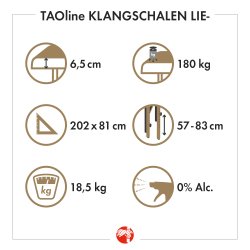 TAOline Klangmassagebriks - Ekstra bred - Inklusive tilbehr