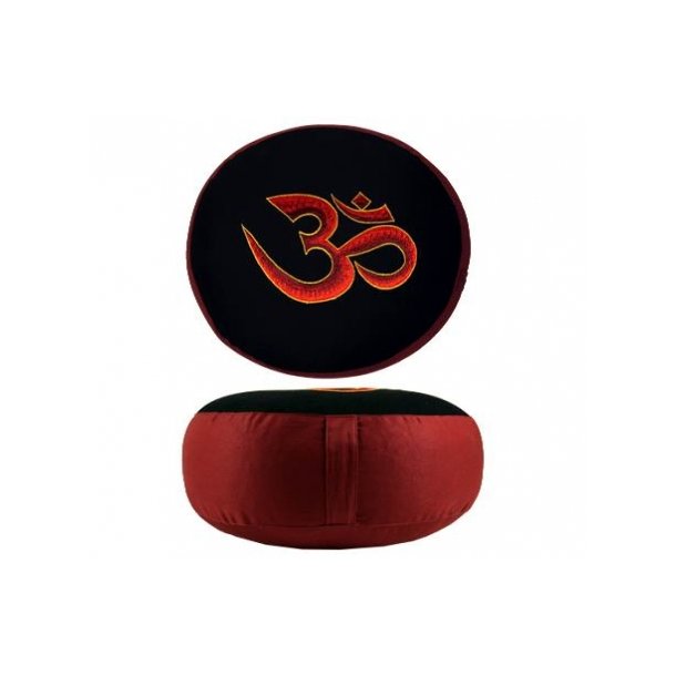 Meditationspude med OHM symbol