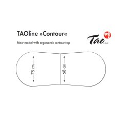 TAOline CONTOUR Massagebriks 75 cm - Beige 