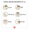 TAOline PRAXIS Massagebriks med rygln, forstrket nakkesttte & armln - 81 cm bred