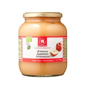 Urtekram Usødet Æblemos - Økologisk - 700 g