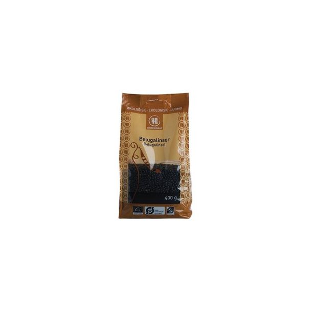 Urtekram Beluga linser - kologisk - 400g. 